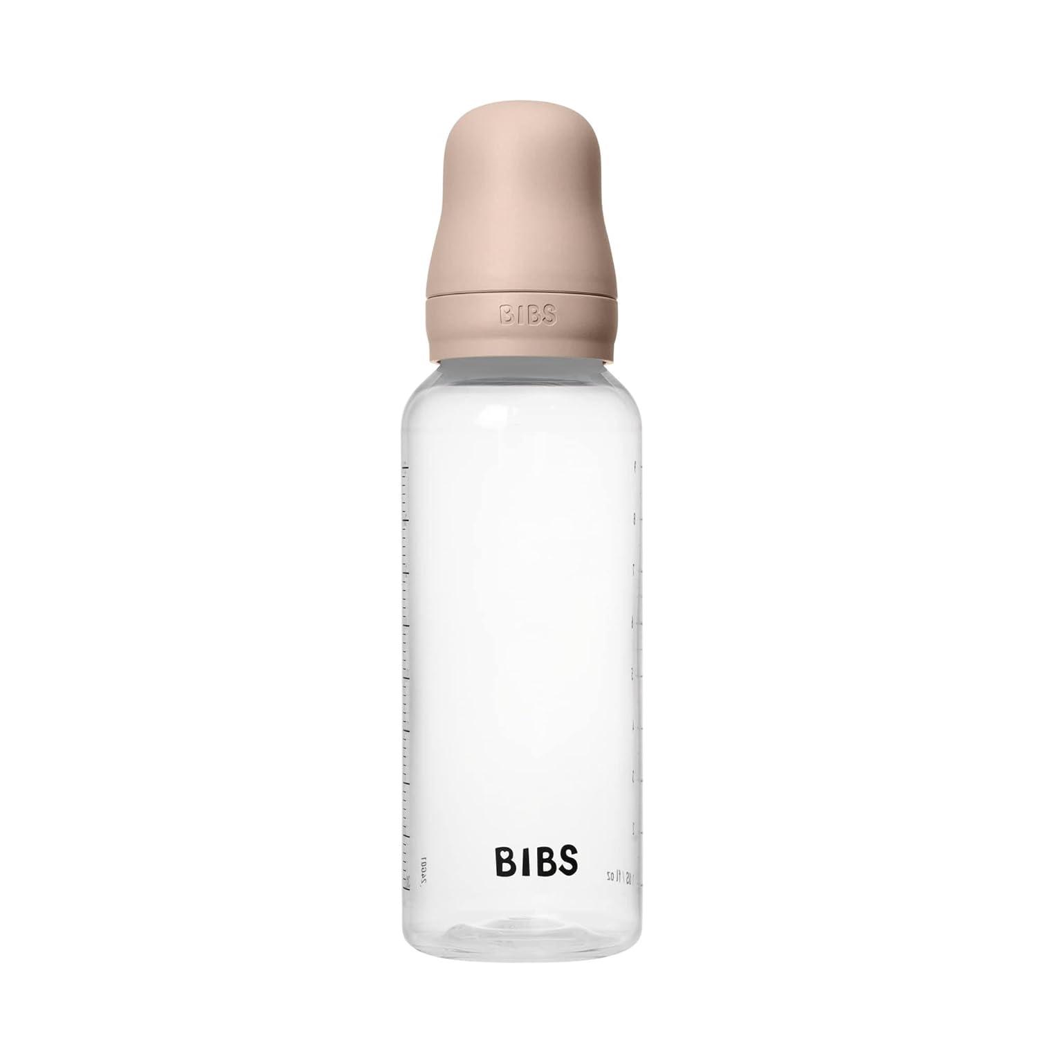 image:imageBIBS Baby Bottle 5 oz 150 ml Natural Rubber Latex Nipple AntiColic BPAFree Round Nipple Slow Flow Lightweight amp Easy to Clean Suitable for Newborns 0 Years SageBlush Rubber