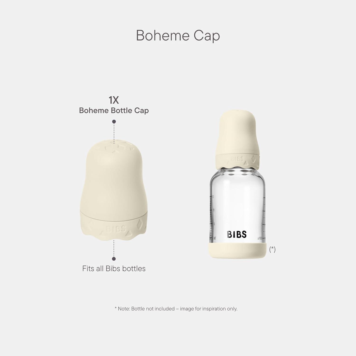 image:imageBIBS Boheme Bottle Kit Part of Set Mix and Match with BIBS Glass Bottles in Different Sizes Violet SkyIvory