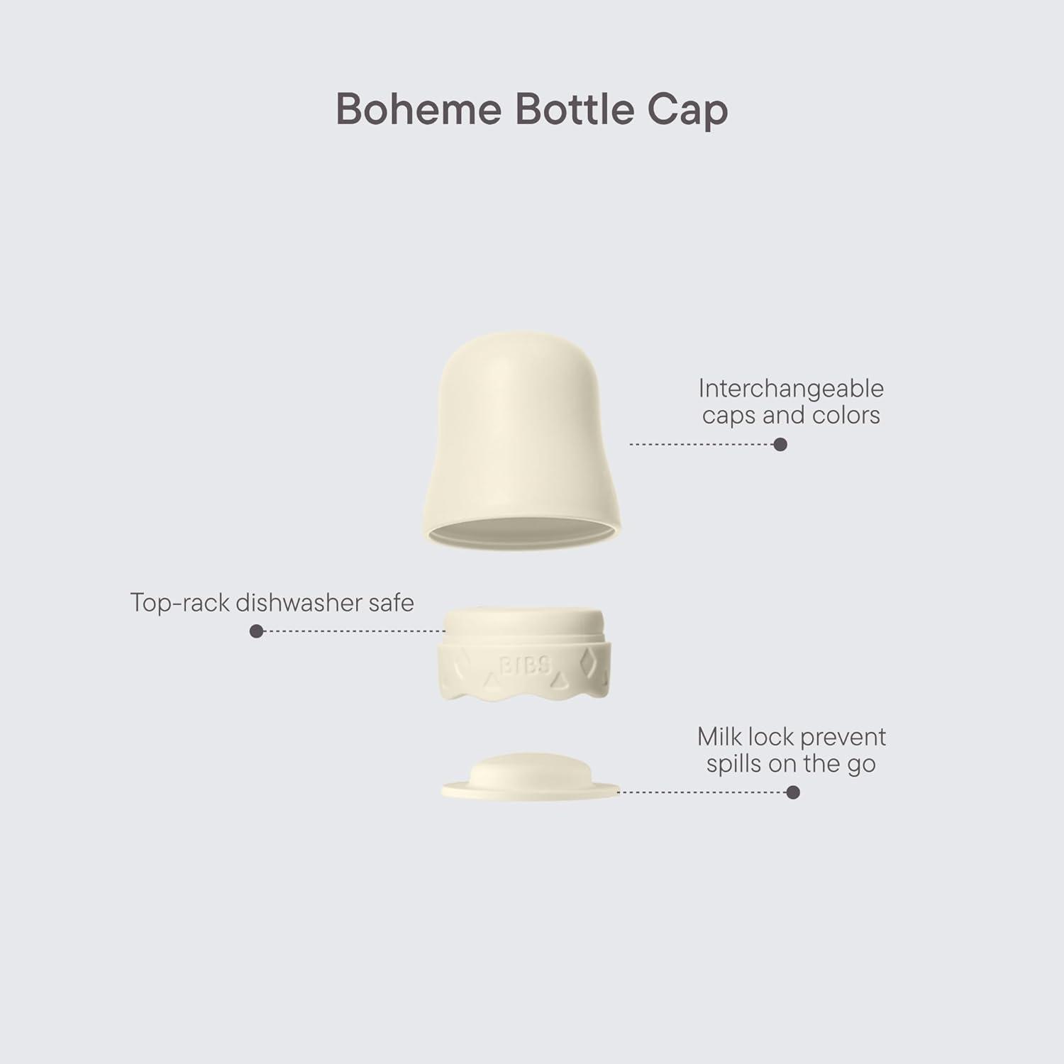 image:imageBIBS Boheme Bottle Kit Part of Set Mix and Match with BIBS Glass Bottles in Different Sizes Violet SkyIvory