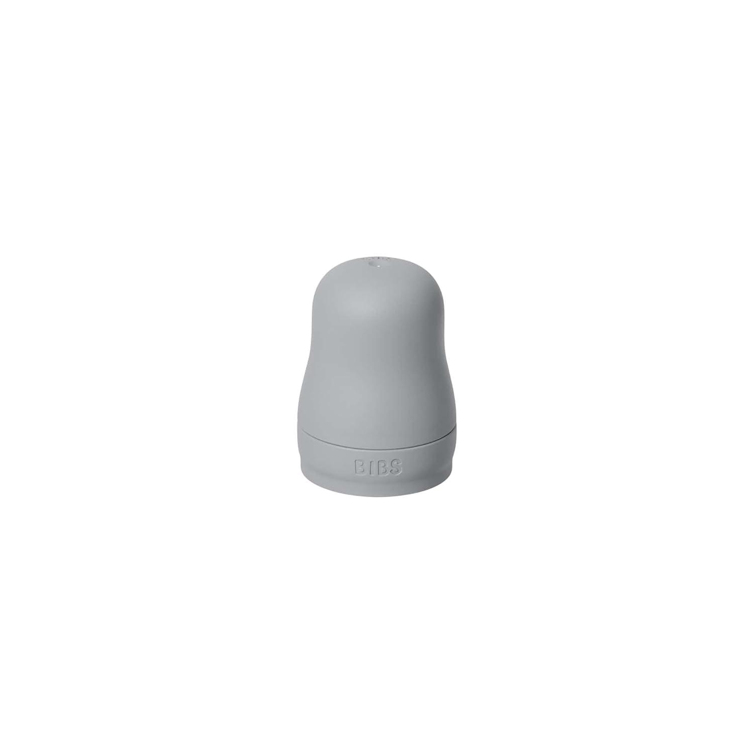 image:imageBIBS Bottle Cap Set BPAFree Dishwasher Safe Customizable Colors Includes Cap Milk Lock and Screw Cap Compatible with BIBS Bottles Sold Separately Dusky LilacCloud