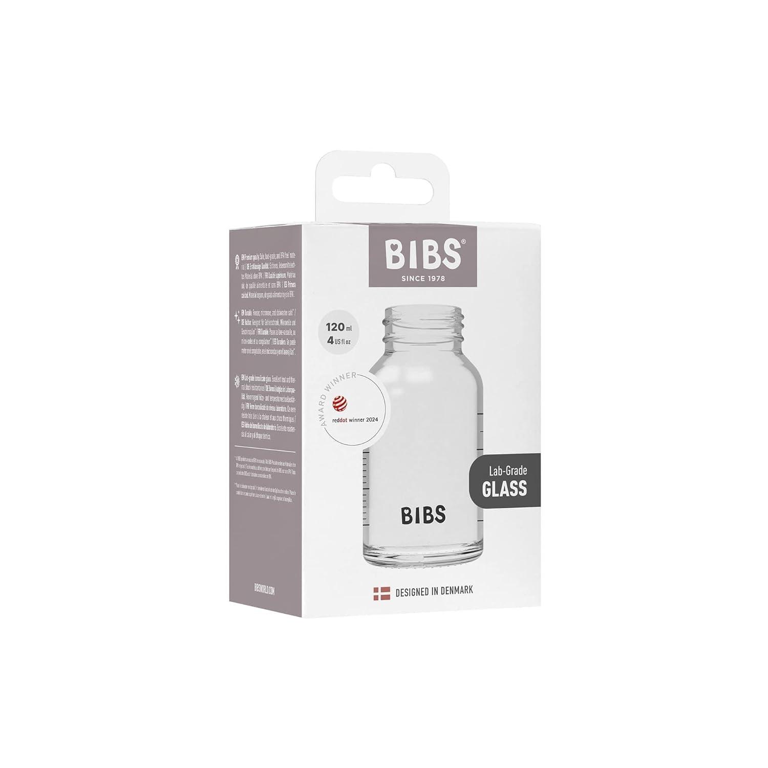 image:imageBIBS Glass Bottle Body 240 ml BPAFree Dishwasher Safe Compatible with BIBS Bottle Sets Sold Separately120 Count Pack of 1