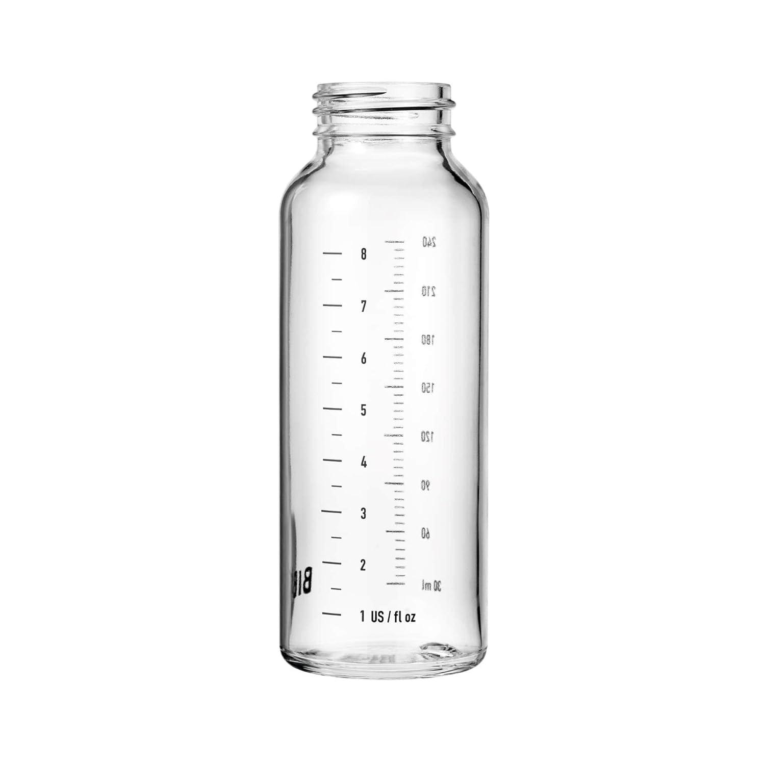 image:imageBIBS Glass Bottle Body 240 ml BPAFree Dishwasher Safe Compatible with BIBS Bottle Sets Sold Separately240 Count Pack of 1