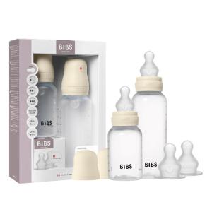 image:imageBIBS Baby Bottle 5 oz  150 ml Natural Rubber Latex Nipple  AntiColic BPAFree Round Nipple Slow Flow Lightweight amp Easy to Clean Suitable for Newborns 0 Years  SageIvory  Silicone