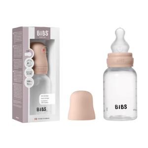 image:imageBIBS Baby Bottle 5 oz  150 ml Silicone Nipple  AntiColic BPAFree Round Nipple Slow Flow Lightweight amp Easy to Clean Suitable for Newborns 0 Years  Blush