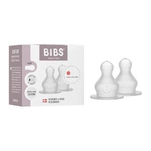image:imageBIBS Baby Bottle Silicone Nipple 2 Pack  AntiColic BPAFree Round Silicone Nipple Thick Flow Lightweight amp Easy to Clean Suitable for Newborns amp ToddlersSlow Flow  Silicone