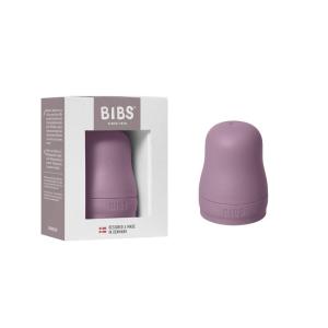 image:imageBIBS Bottle Cap Set  BPAFree Dishwasher Safe Customizable Colors Includes Cap Milk Lock and Screw Cap  Compatible with BIBS Bottles Sold Separately  Dusky LilacMauve