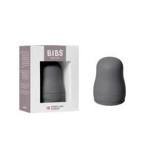 image:imageBIBS Bottle Cap Set  BPAFree Dishwasher Safe Customizable Colors Includes Cap Milk Lock and Screw Cap  Compatible with BIBS Bottles Sold Separately  Dusky LilacIron