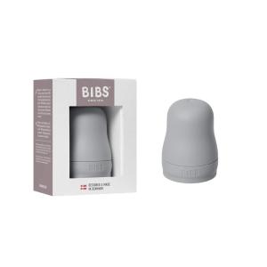 image:imageBIBS Bottle Cap Set  BPAFree Dishwasher Safe Customizable Colors Includes Cap Milk Lock and Screw Cap  Compatible with BIBS Bottles Sold Separately  Dusky LilacCloud