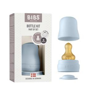 image:imageBIBS Bottle Kit  Part of Set Mix and Match with BIBS Glass Bottles in Different Sizes Bottle Kit Color  Part of Set Baby Blue