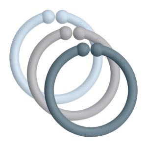 image:imageBIBS Loops 12Pack BPA Free Made in Denmark OneSize 036 Months CloudBaby BluePetrol