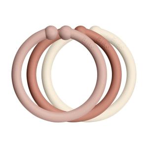 image:imageBIBS Loops 12Pack BPA Free Made in Denmark Polypropylene BlushWoodchuckIvory