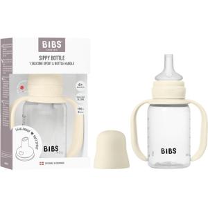 image:imageBIBS Sippy Bottle 150 ml  LeakProof Toddler Cup with EasyGrab Handles amp Soft Silicone Spout  BPAFree Baby Training Cup  BlushIvory