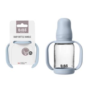 image:imageBibs  Baby Bottle Handle  Easy amp Comfortable Grip  NonSlip Surface  BPAFree  Dishwasher Safe  BIBS Baby Bottle Accessories  SageBaby Blue