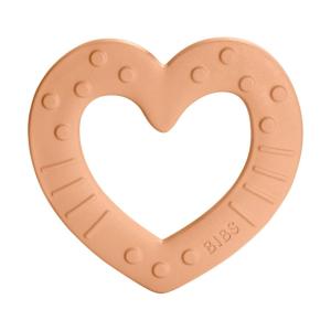 image:imageBIBS Baby Bitie Teether  BPA Free  Made in Denmark Heart Peach