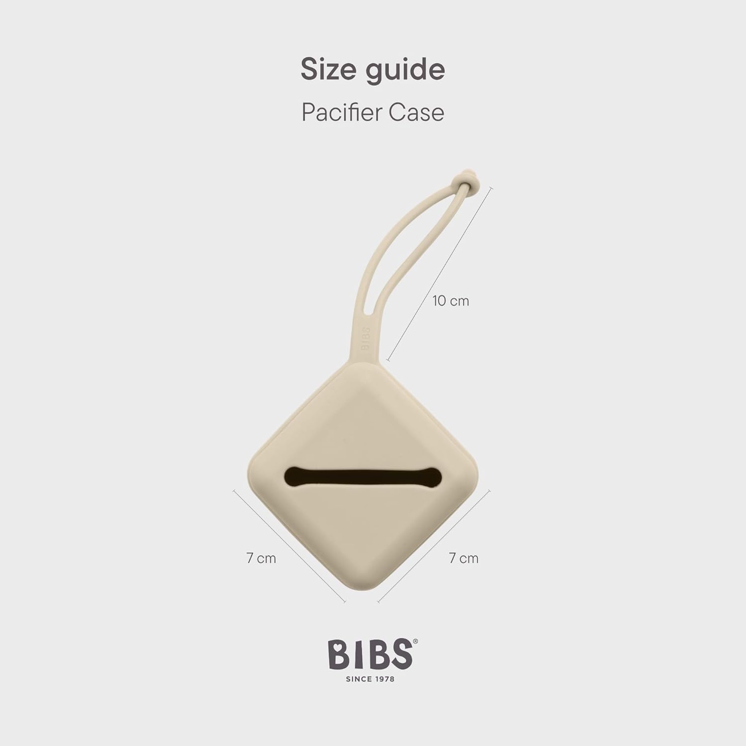 image:imageBIBS Pacifier Case with Loop for Storing and Carrying Dummies Holds Three Pacifiers 100 BPA Free Material Made in Denmark Dusty BlueBlush
