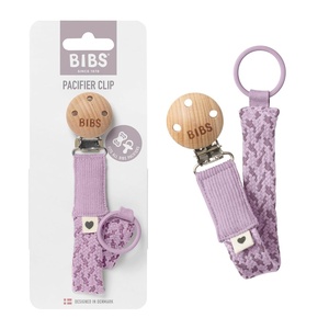 image:imageBIBS Paci Braid Pacifier String Organic Cotton Danish Design OneSize 036 Months Violet SkyMauve