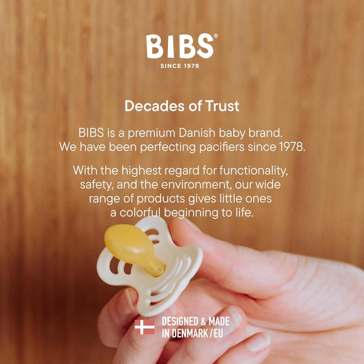 image:imageBIBS Pacifiers Couture Collection BPAFree Round Nipple Natural Rubber Latex Made in Denmark Set of 2 IvorySage Color Premium Soothers Size 06 MonthsIvory Sage