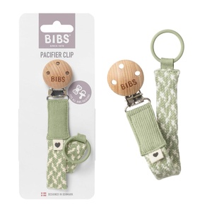 image:imageBIBS Paci Braid Pacifier String Organic Cotton Danish Design OneSize 036 Months IvoryVanillaSageIvory